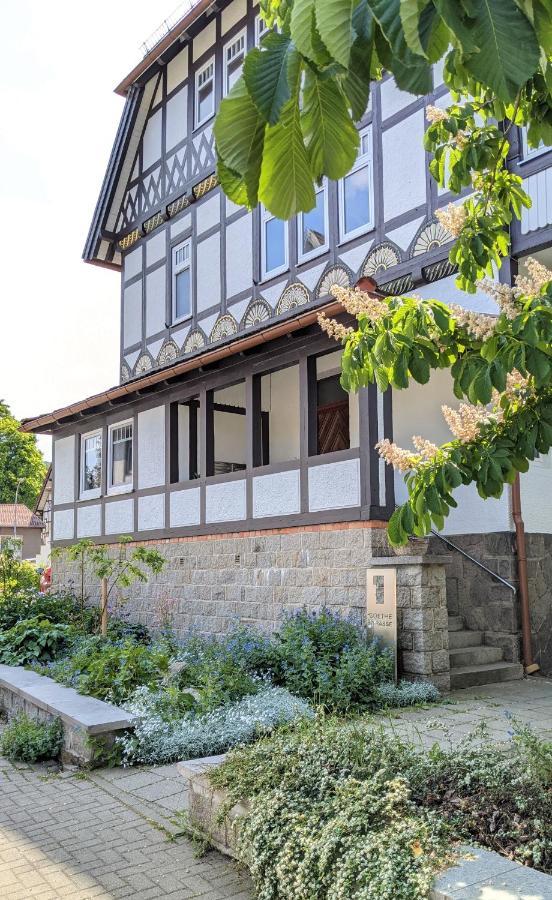 Goethes Liebste Betten - Stilvolle Ferienwohnungen Im Historischen Fachwerkhaus In Wernigerode Ngoại thất bức ảnh